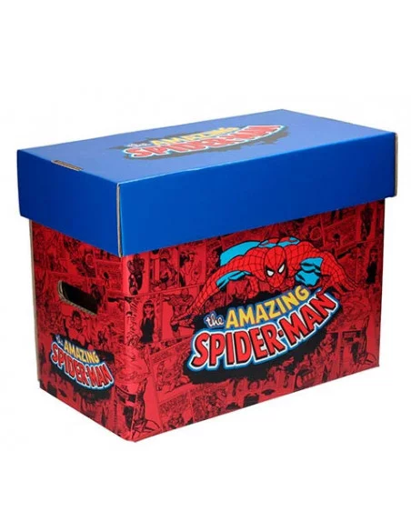 es::Caja para almacenaje de cómics Spider-man Pack de 2