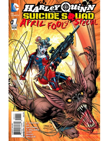 es::Harley Quinn & Suicide Squad April Fools 1 DF signed Williams