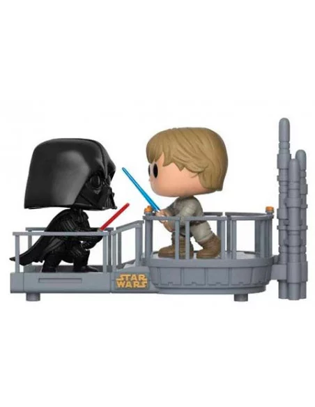 es::Star Wars Pack de 2 POP! Movie Moments Vinyl Cabezón Cloud City Duel 9 cm