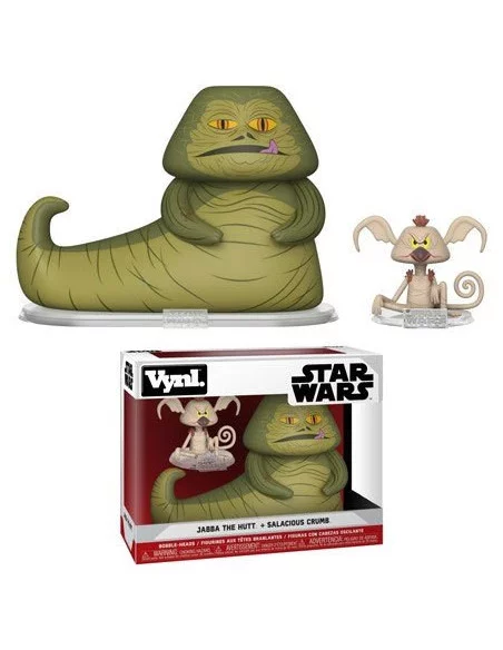es::Star Wars Pack de 2 VYNL Vinyl Figuras Jabba & Salacious Crumb 10 cm