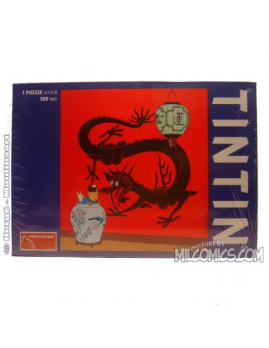 es::Puzzle Tintín - EL LOTO AZUL