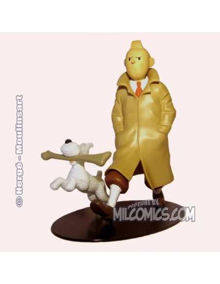 es::Tintin Viajero - Figura de Resina Colección Nostalgia 19 cm
