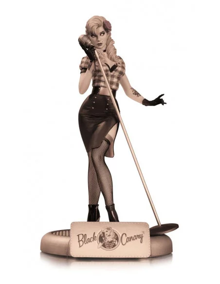es::DC Comics Bombshells Estatua Black Canary Sepia Variant 26 cm