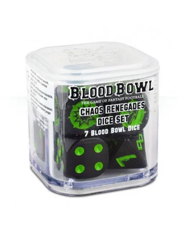 es::Cubo de dados de los Chaos Renegades - Blood Bowl Negros.