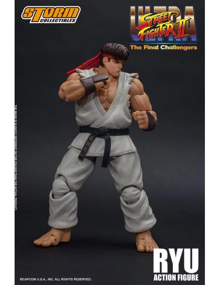 es::Ultra Street Fighter II: The Final Challengers Figura 1/12 Ryu 16 cm es::Ultra Street Fighter II: The Final Challengers Figura 1/12 Ryu 16 cm