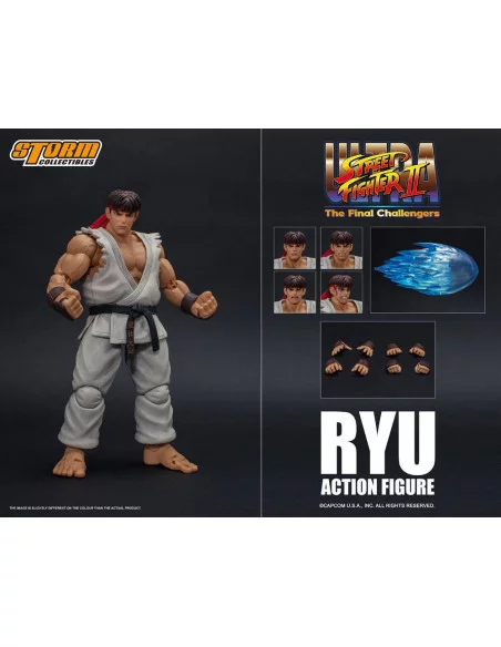 es::Ultra Street Fighter II: The Final Challengers Figura 1/12 Ryu 16 cm es::Ultra Street Fighter II: The Final Challengers Figura 1/12 Ryu 16 cm