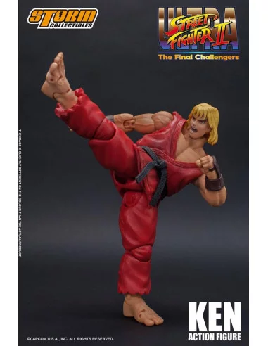 es::Ultra Street Fighter II: The Final Challengers Figura 1/12 Ken 16 cm