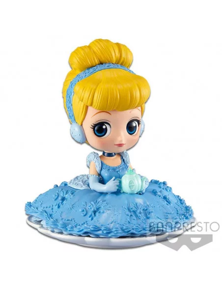es::Disney Minifigura Q Posket SUGIRLY Cinderella A Normal Color Version 9 cm