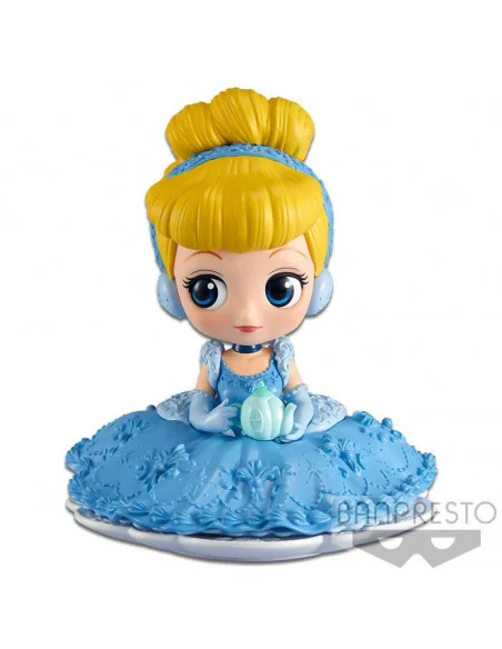 es::Disney Minifigura Q Posket SUGIRLY Cinderella A Normal Color Version 9 cm