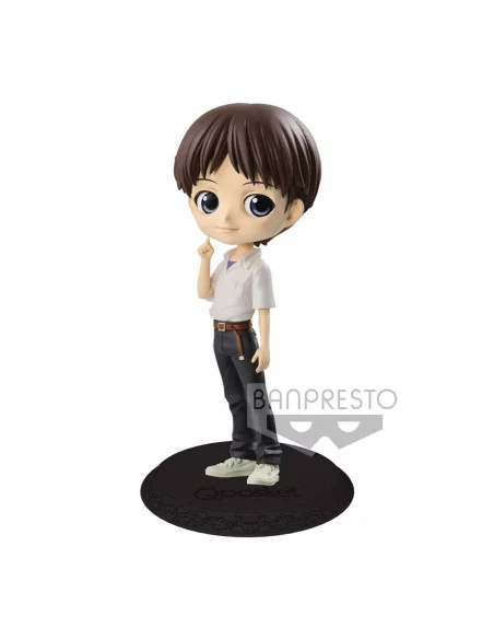 es::Evangelion Movie Minifigura Q Posket Shinji Ikari Ver. B 14 cm