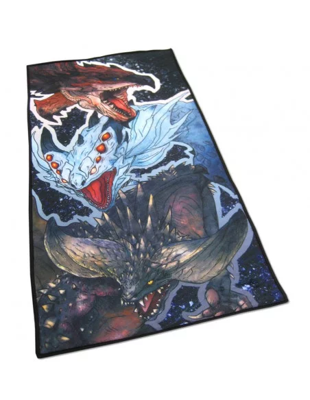 es::Monster Hunter World Toalla Rathalos, Xenojiva & Nergikante 150 x 75 cm