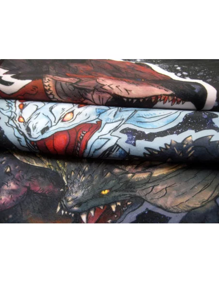 es::Monster Hunter World Toalla Rathalos, Xenojiva & Nergikante 150 x 75 cm