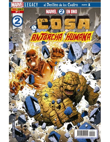 es::Marvel 2 en Uno: La Cosa y la Antorcha Humana 01. Marvel Legacy