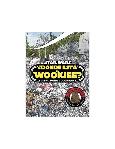 es::Star Wars. ¿Dónde está el Wookiee? Libro para colorear.
