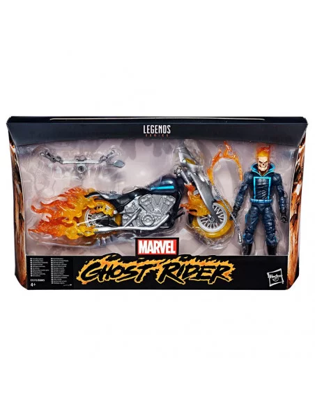 es::Marvel Legends Figura Ultimate Ghost Rider con moto 15 cm