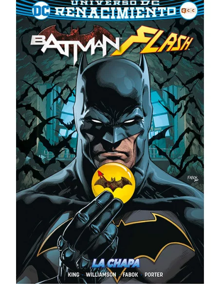 es::Batman/Flash: La chapa Portada Batman - Edición limitada con chapa extraíble Renacimiento