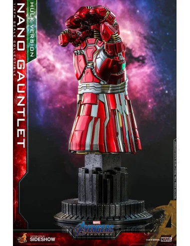 es::Vengadores: Endgame réplica 1/4 Nano Gauntlet Hulk Version Hot Toys 22 cm