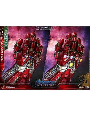 es::Vengadores: Endgame réplica 1/4 Nano Gauntlet Hulk Version Hot Toys 22 cm