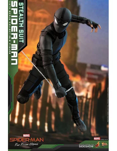 es::Spider-Man: Far from Home Figura 1/6 Spider-Man Stealth Suit Hot Toys 29 cm