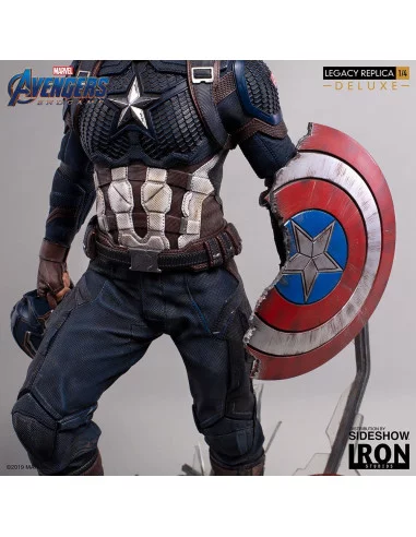 es::Vengadores: Endgame Estatua Legacy Replica 1/4 Captain America Deluxe Version 59 cm