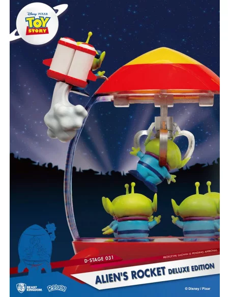 es::Toy Story Diorama PVC D-Stage Alien's Rocket Deluxe Edition 15 cm