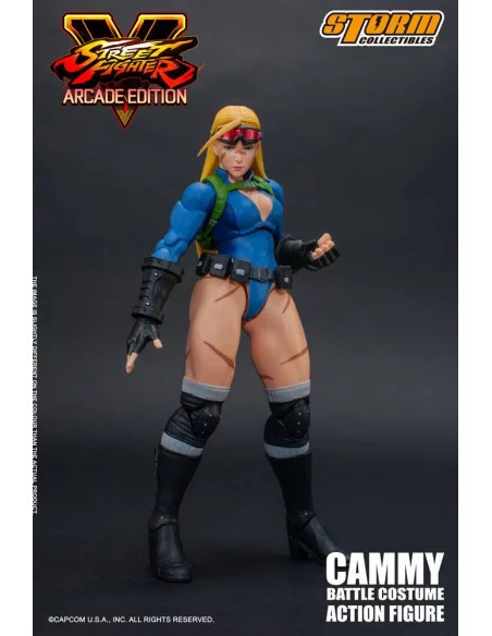 es::Street Fighter V Arcade Edition Figura 1/12 Cammy Battle Costume 15 cm