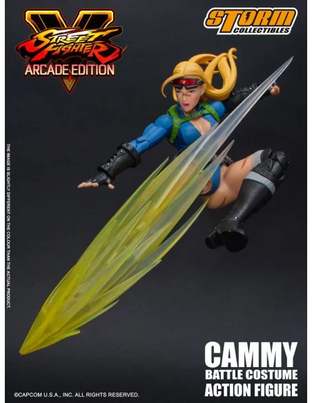 es::Street Fighter V Arcade Edition Figura 1/12 Cammy Battle Costume 15 cm