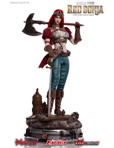 es::Red Sonja Figura 1/6 Steampunk Red Sonja Deluxe Version 29 cm