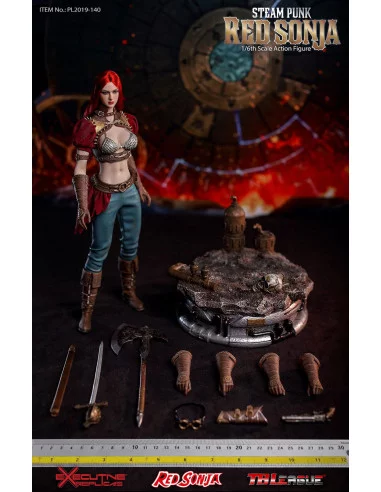 es::Red Sonja Figura 1/6 Steampunk Red Sonja Deluxe Version 29 cm