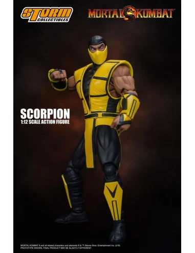 es::Mortal Kombat Figura 1/12 Scorpion 16 cm