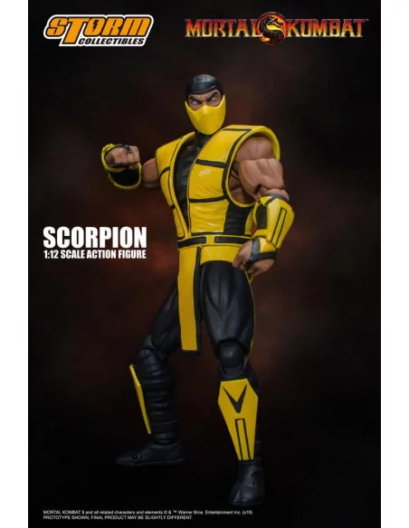 es::Mortal Kombat Figura 1/12 Scorpion 16 cm