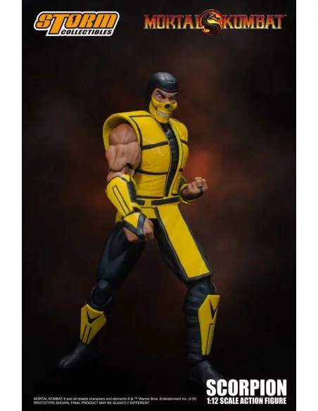 es::Mortal Kombat Figura 1/12 Scorpion 16 cm