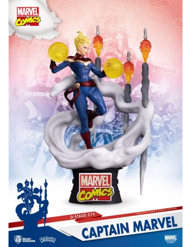 es::Marvel Comics Diorama PVC D-Stage Captain Marvel 16 cm