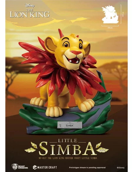 es::Disney El Rey León Estatua Master Craft Little Simba 31 cm