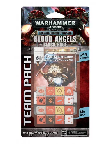 es::Warhammer 40,000 Dice Masters Team Pack Blood Angels-Black Rage En inglés