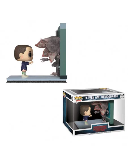 es::Stranger Things Pack de 2 POP! Movie Moments Vinyl Cabezón Eleven & Demogorgon 9 cm