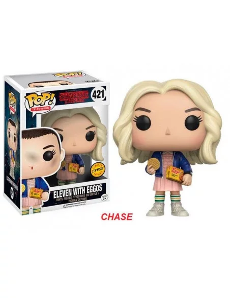 es::Stranger Things POP! TV Vinyl Figura Chase Eleven With Eggos 9 cm