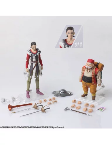 es::Dragon Quest XI Echoes of an Elusive Age Figuras Bring Arts Sylvando & Rab 12 - 15 cm