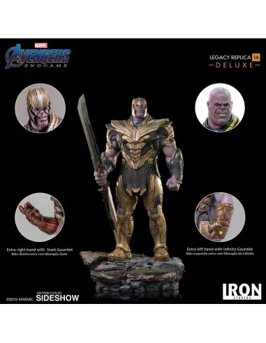 es::Vengadores: Endgame Estatua Legacy Replica 1/4 Thanos Deluxe Ver. 78 cm