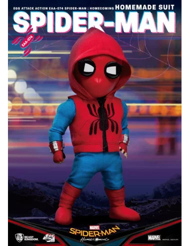 es::Spider-Man: Homecoming Egg Attack Figura Spider-Man Homemade Suit 17 cm