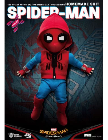 es::Spider-Man: Homecoming Egg Attack Figura Spider-Man Homemade Suit 17 cm