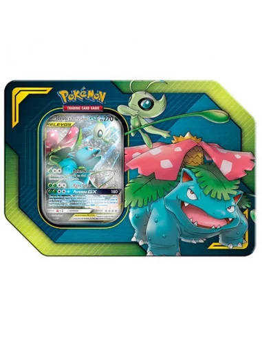 es::Pokémon. Lata Celebi & Venusaur Tag Team - Juego de cartas coleccionable