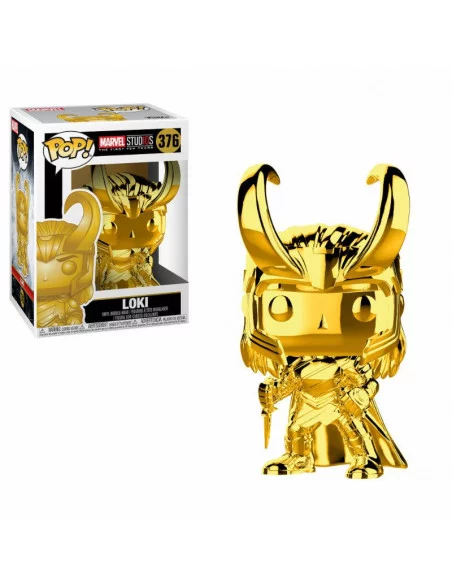 es::Marvel Studios 10 POP! Marvel Vinyl Figura Loki Chrome 9 cm