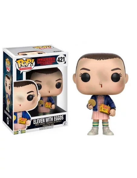 es::Stranger Things POP! TV Vinyl Figura Eleven With Eggos Classic 9 cm