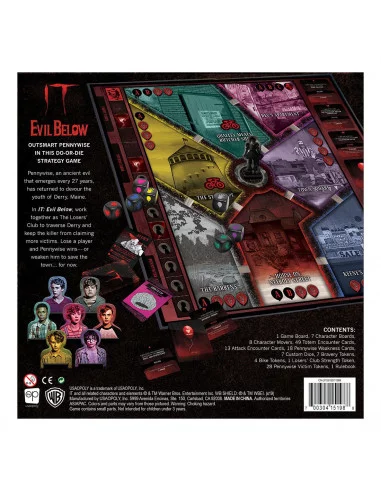 es::Stephen King's It 2017 Juego de Mesa Evil Below Edición Inglés