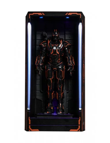 es::Iron Man 2 Diorama Compact Series Neon Tech War Machine Hall of Armor Hot Toys 12 cm