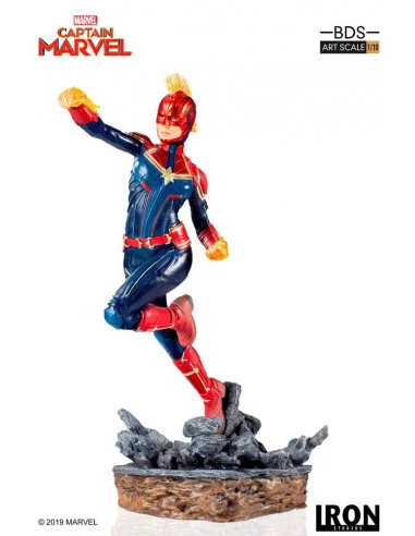es::Marvel Comics Estatua 1/10 BDS Art Scale Captain Marvel 20 cm