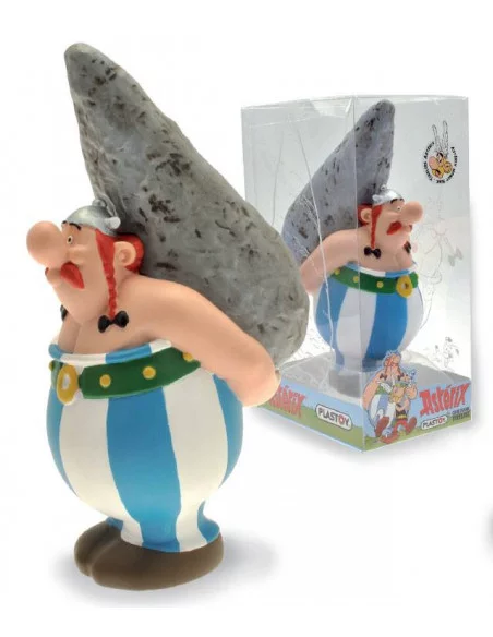 es::Astérix Hucha Obelix con Menhir 18 cm