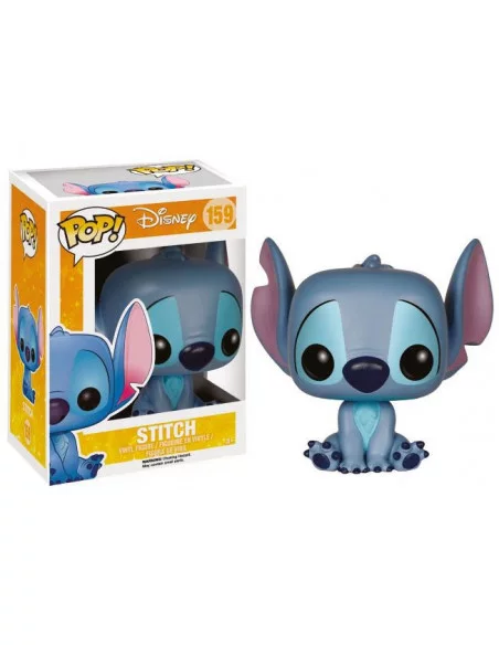 es::Lilo & Stitch POP! Vinyl Figura Stitch Seated 9 cm