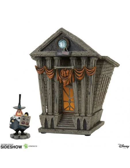 es::Pesadilla antes de Navidad Estatua Halloween Town City Hall 22 cm